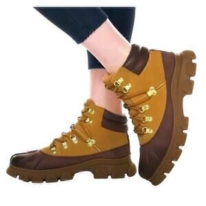 Sperry The Summit Leather Snow Boots in Brown size 6.5 NWOB